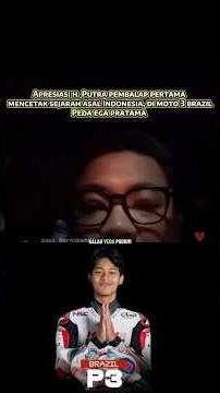 HIGHLIGHT‼️HP969 GIVES APPRECIATION TO INDONESIAN RACERS WHO CAN REACH PODIUM 3 IN MOTO3 RACE #te...