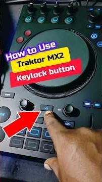 How to use the Keylock button on Traktor MX2 Quick tutorial keep your tracks in tune #djtips
