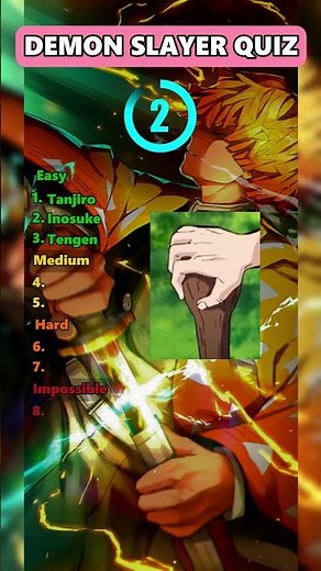 Demon slayer quiz! Can You Guess These characters by small details?#anime #quiz #demonslayer