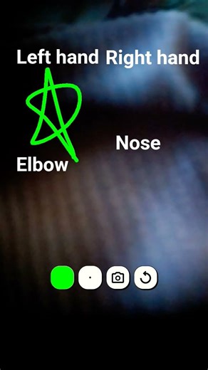 seeing my writing with different body parts