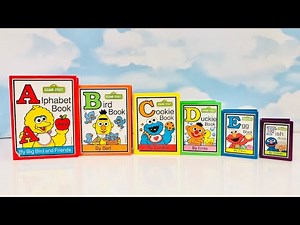 ABC Nesting Books Sesame Street Vintage Toys Surprise Elmo Cookie Monster Big Bird!