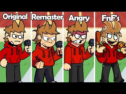 Tord Original Vs Remastered Vs Angry Tord Vs FnF's style - Friday Night Funkin'
