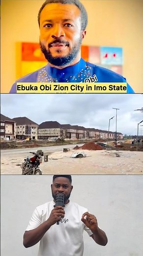 Ebuka Obi Zion City in Imo State is growing fast, with major construction work underway