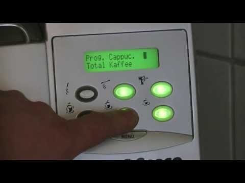 Saeco Royal Professional, Menü, Anleitung, Test