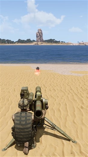 tow is most accurate at medium ranges simulation #simulation #military #dcs #arma #army #shorts