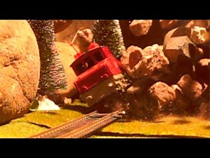 BRUTAL H0 Scale Model Train Crash, Fail & Explosion Compilation - Super Slow Motion 1000fps