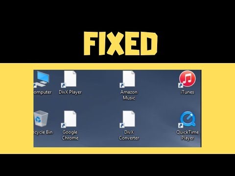 How To EASILY FIX White File Shortcut In Desktop In Laptop Or Computer
