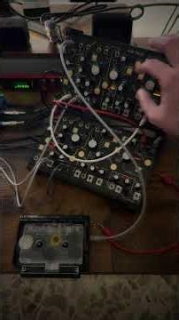 First Tapeloop experiment with @BatteryOperated DictaDrone feat Make Noise Strega 🖤🔊✨ #short