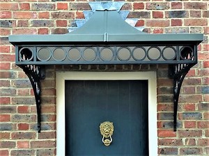 Traditional and Modern over Door Canopy Designs - Porch Canopy