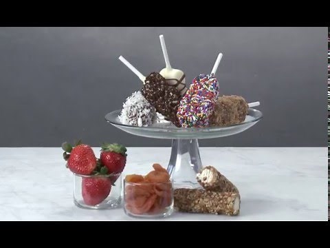 How To: Make fudge-dipped marshmallow pops