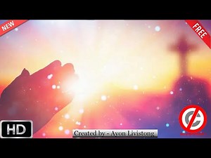 195, Free Christian Loop Background Video HD No Copyright/Cross \\ Praying Hand /Christian Background