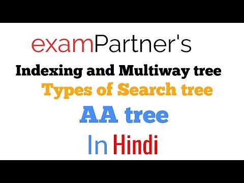 AA tree | Types of search tree | Indexing and Multiway tree | Advanced data structures