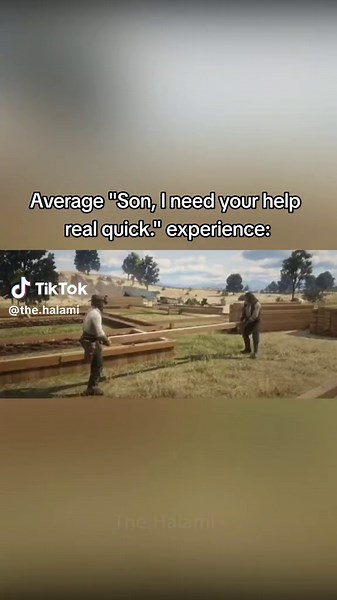 Father Seeking Help from Son
