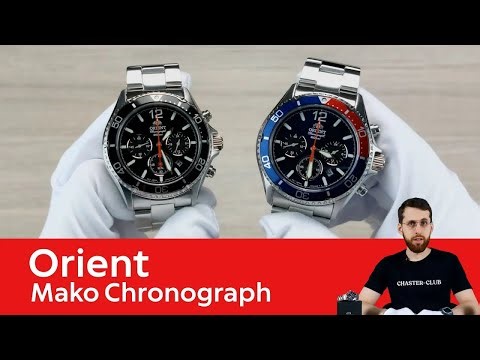 Orient MAKO chronographs / Orient RA-TX0201L and RA-TX0202B / Watch review / Unboxing