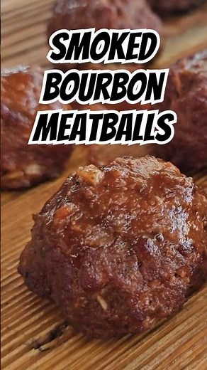 Smoked Bourbon Meatballs | Smoky, Sweet, and TOTALLY IRRESISTIBLE!