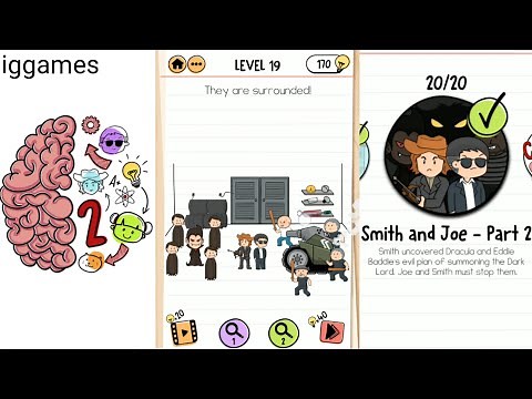 Brain Test 2 Smith and Joe Part 2 Level 1-20 Walkthrough