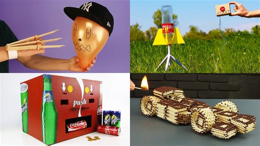 5 creative DIY experiments with everyday materials | Epic homemade projects!