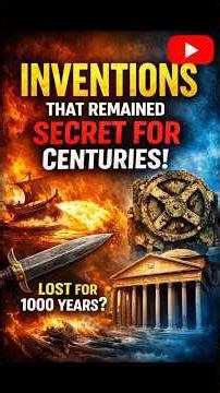 Inventions That Remained Secret for Centuries #facts #history #viralvideo