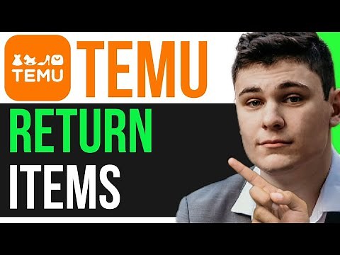 HOW TO RETURN ITEMS ON TEMU! (QUICK METHOD)