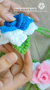 🌹Crochet Rose Keychain 👇 Full video tutorial on YouTube Chapa crochet & craft step by step #fbreels #reels #crochet #crochetkeychain #gonkuicrochet | Gonkui Crochet & Chapa crochet craft