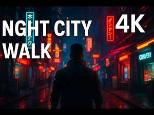 Just Walking in Night City – Cyberpunk 2077 4K Ambient Walk (No HUD / No Music)