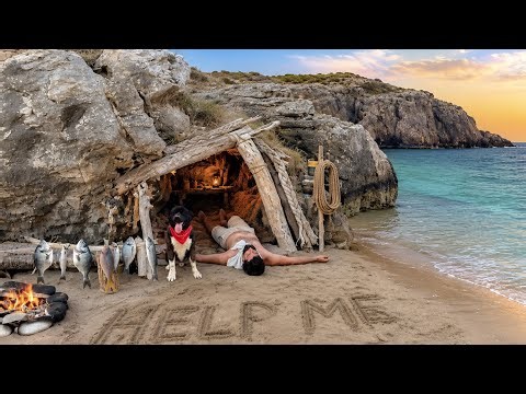 3 DAYS solo survival CHALLENGE (NO FOOD, NO WATER, NO SHELTER) Catch and Cook. BUSHCRAFT Camping