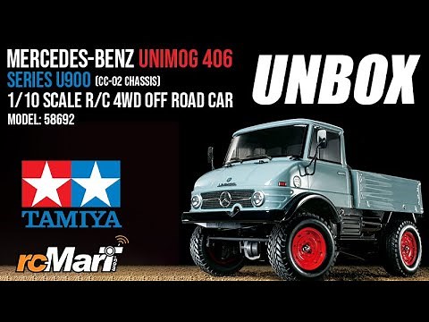 Tamiya 1/10 CC02 Mercedes-Benz Unimog 406 U900 4WD Offroad EP Car Kit EP 58692 Unbox!