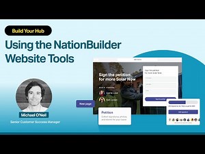Creating pages & websites in NationBuilder