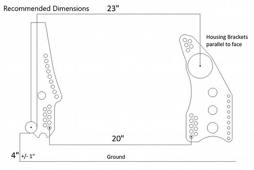 TSR 4 Link Chassis Brackets