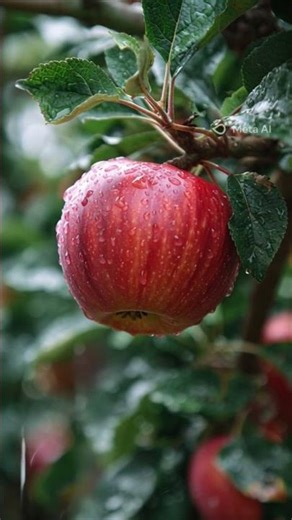 most beautiful apple tree 😍🌴 with apples