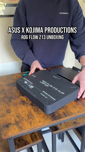 ASUS x Kojima Productions: ROG Flow Z13 unboxing