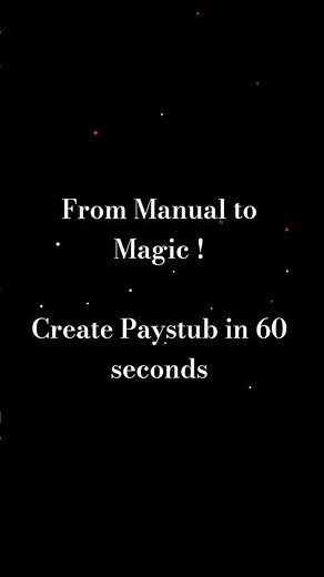Create a Professional Paystub in Just 60 Seconds with SecurePayStubs