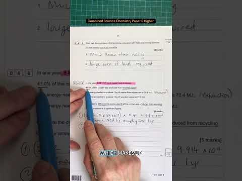 Phytomining - AQA GCSE Chemistry Paper 2 Higher 
