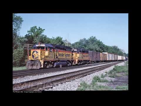 CSXT Chessie EMD GP40-2 Accelerating Sounds 2