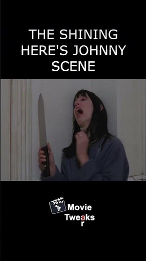 The Shining famous "Here's Johhny" scene #shorts #movie #funny