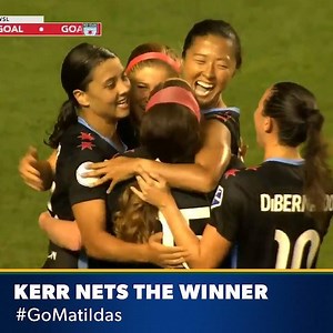 16K views · 1K reactions | "KERR FINISHES AGAIN. SHE IS INCREDIBLE!" Sam Kerr with the late, late winner for Chicago Red Stars.  National Women's Soccer League | Matildas | Facebook