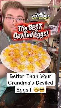 These Are THE BEST Deviled Eggs You Will Ever Eat! ￼#DeviledEggs