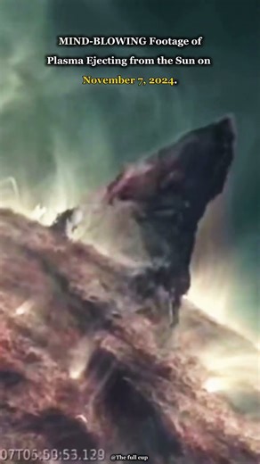 Massive Plasma Eruption from the Sun – A Stunning Solar Explosion! #space #universe #exploration