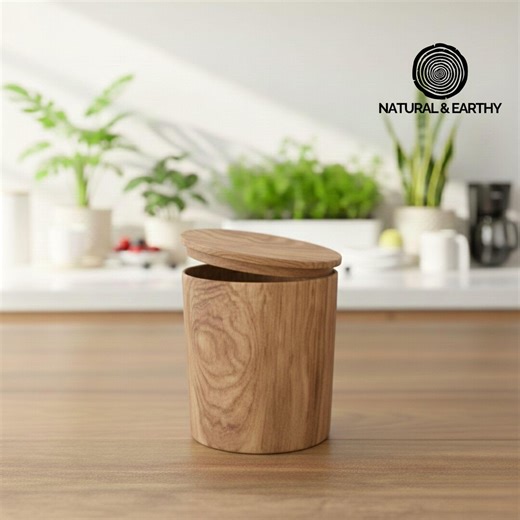 Retro Wood Pattern Grain Trash Can | Swing Lid Kitchen Garbage Bin | Stylish Office & Bathroom Paper Basket - Etsy