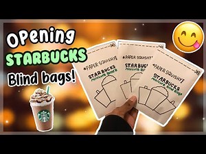 OPENING STARBUCKS PAPER SQUISHY BLIND BAGS!