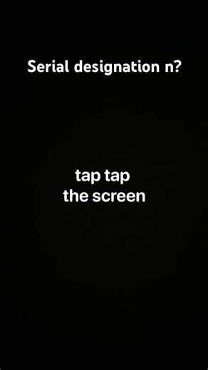 Serial designation n???￼