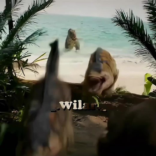 Jurassic World: Megalodon vs T-Rex - Same Scenes Comparison