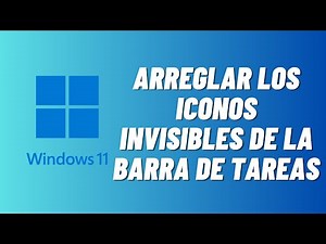 Cómo arreglar los iconos invisibles de la barra de tareas en Windows