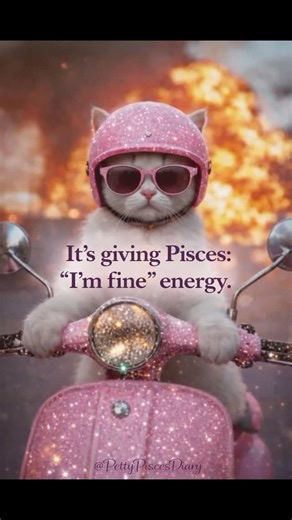 Petty Pisces Diary | Pisces be calm on the outside… whole emotional tornado behind the scenes. We’ll smile, crack a joke, and say “I’m good” while mentally... | Instagram