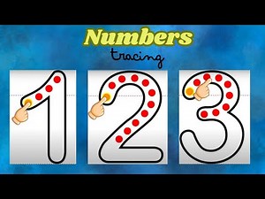 Number tracing for kids | Learn Numbers | Count 1 to 10 | 123 for kids | Preschool