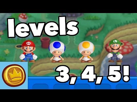 Let's Play Super Mario Wii U - Level 3, 4 & 5