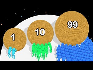 Max Level Ball! - Rescue Push 3D (Crowd Runner Math Game)