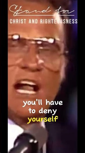 Stand for Christ and Righteousness #billygraham #billygrahamclassics