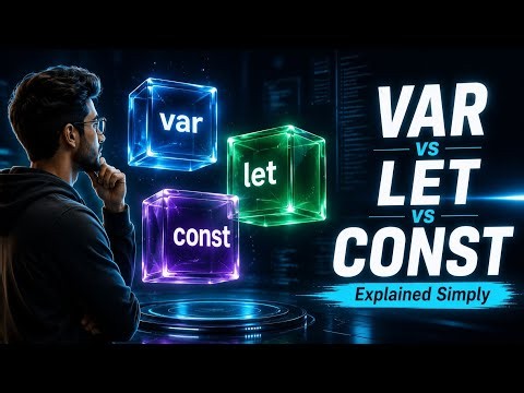 JavaScript Variables Explained | var vs let vs const (Finally Made Simple)