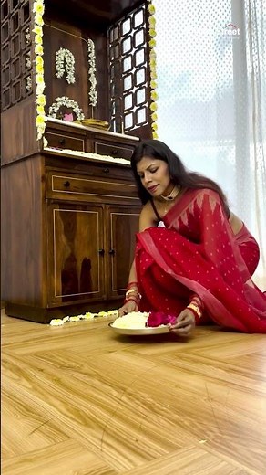 Minimal Mandir Decor for Diwali | Handcrafted Wooden Temple by WoodenStreet